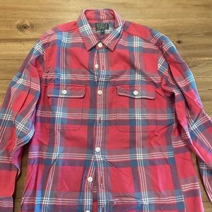 J. Crew plaid flannel shirt